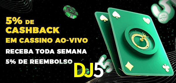 Promoções do cassino ao Vivo DJ5